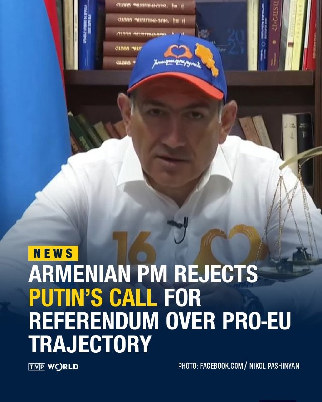 Премьер-министр Армении Никол Пашинян отверг предложение Владимира Путина о референдуме