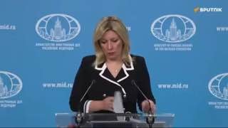 Захарова на брифинге связала вандализм в Гюмри с выборами и визитом Зеленского