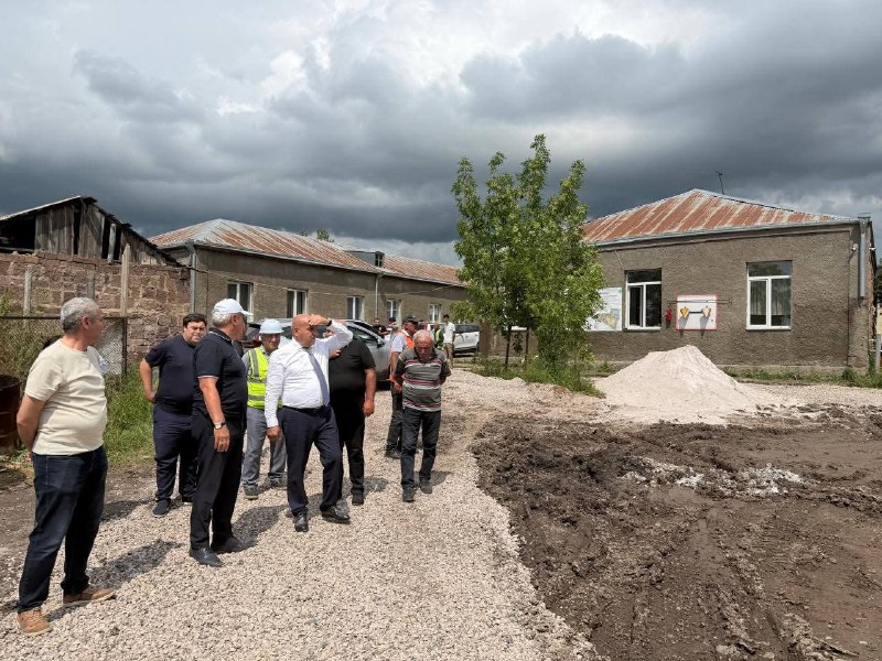 Строительство школы в Артике, Ширакская область, Армения