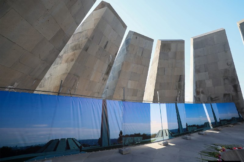 Жанна Андреасян проинспектировала второй этап благоустройства мемориала Геноцида армян в Ереване